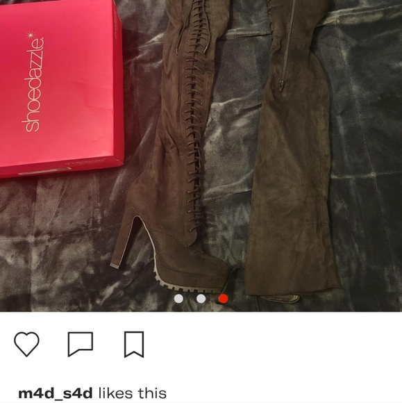 Shoedazzle thigh high boots - Picture 3 of 3